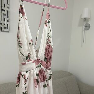 Floral Halter Dress